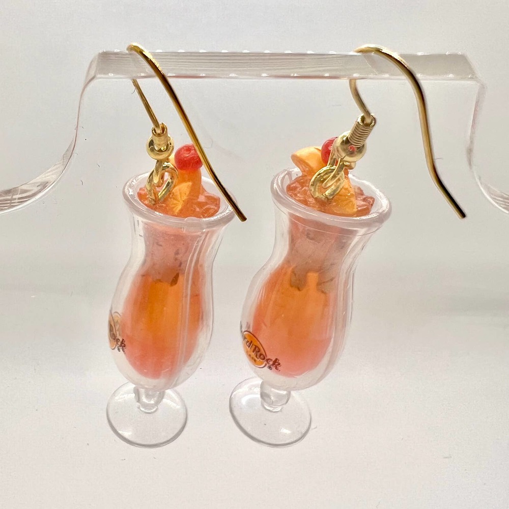 Hard Rock Drink Earrings - Restaurant Earrings - Foodie Mini Brands Earrings - Picture 6 of 11